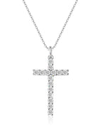 Molenia Moissanite Cross Necklace