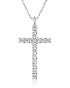 Molenia Moissanite Cross Necklace