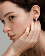 Molenia Moissanite Hoop Earrings