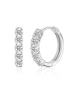 Molenia Moissanite Hoop Earrings
