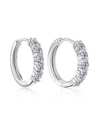 Molenia Moissanite Hoop Earrings