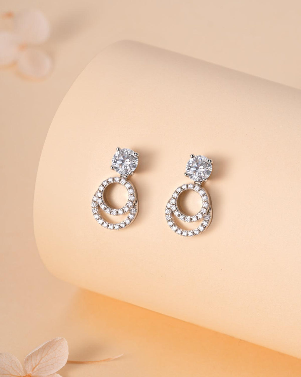 Molenia Moissanite Jacket Earrings Drop