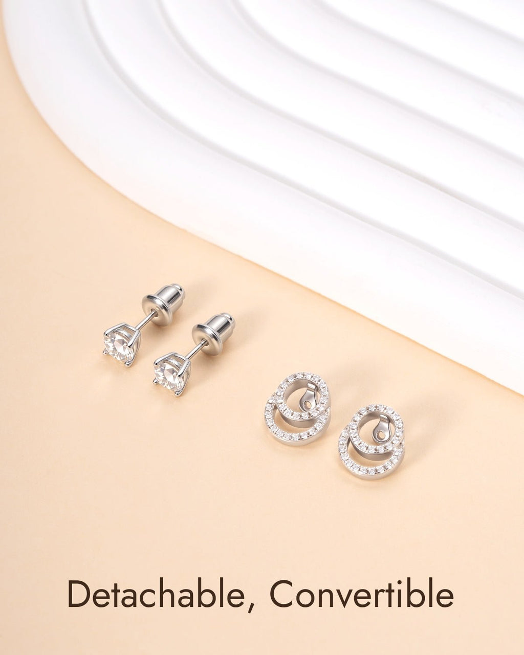 Molenia Moissanite Jacket Earrings Drop