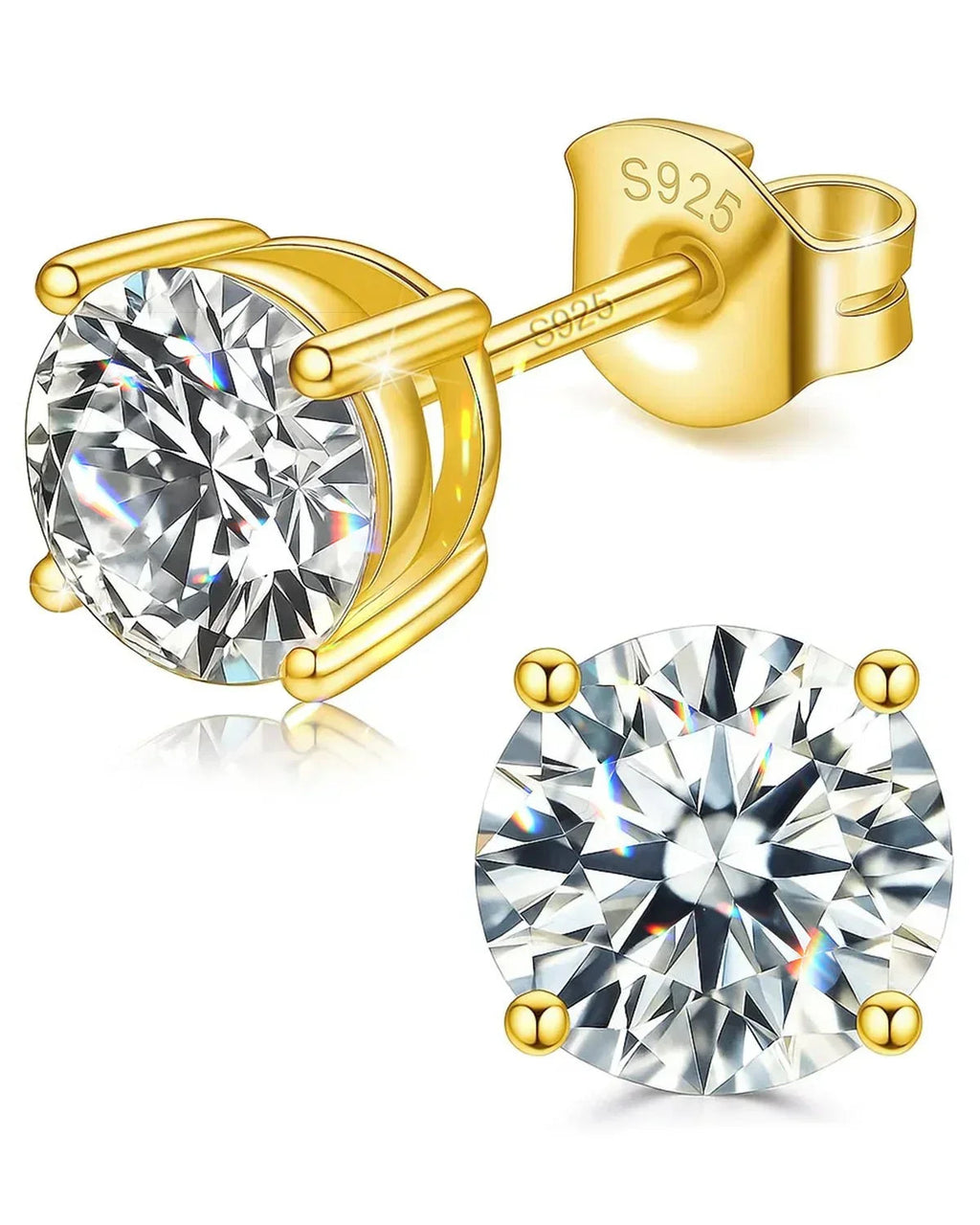 Molenia Moissanite Stud Earrings