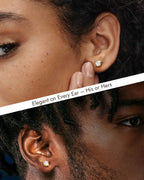 Molenia Moissanite Stud Earrings