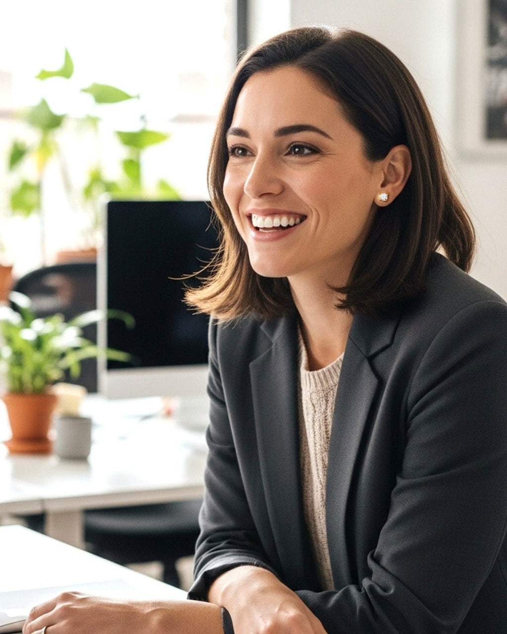 Molenia Moissanite Stud Earrings