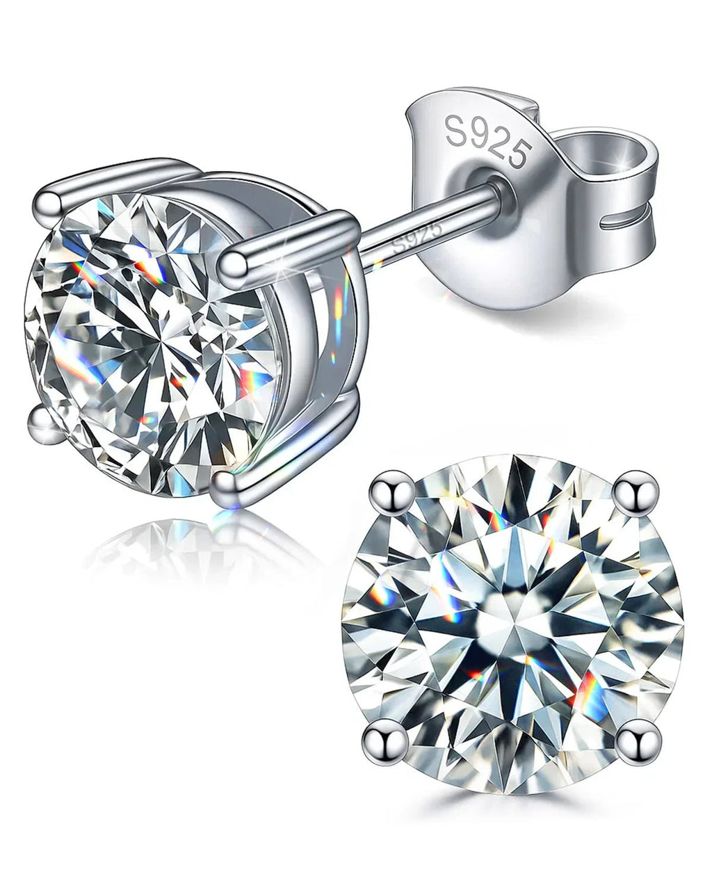 Molenia Moissanite Stud Earrings