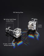 Molenia Moissanite Stud Earrings