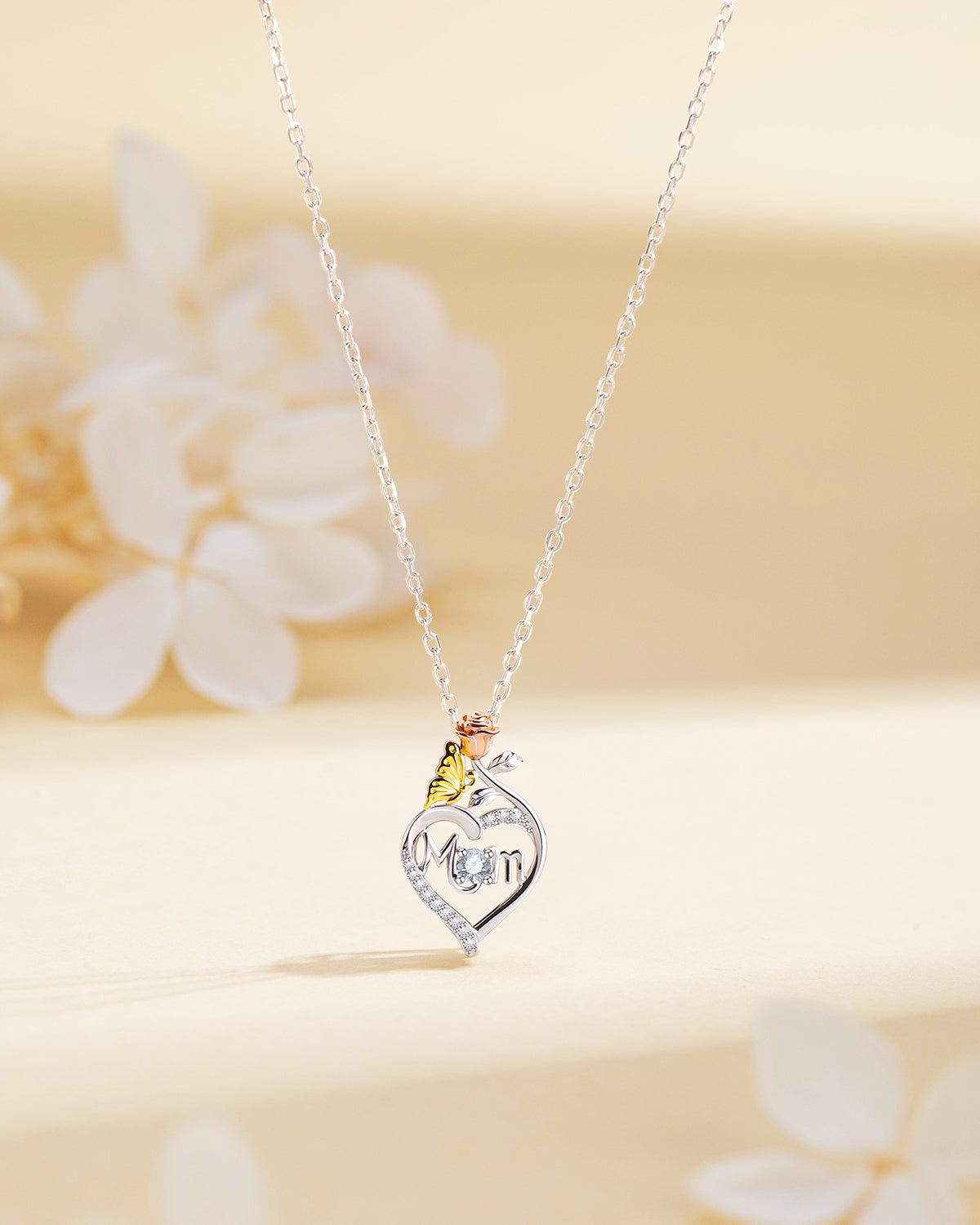 Molenia Mom Birthstone Necklace