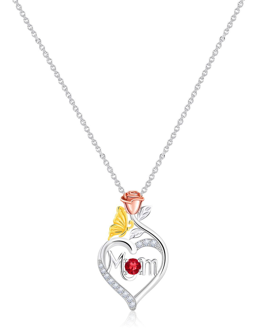 Molenia Mom Birthstone Necklace