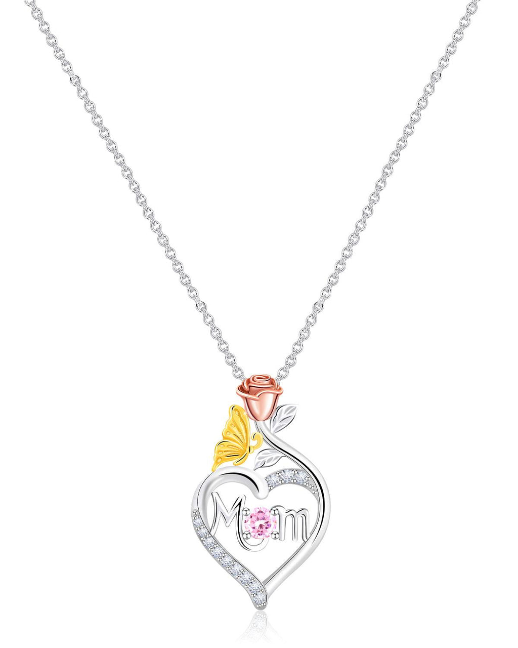 Molenia Mom Birthstone Necklace