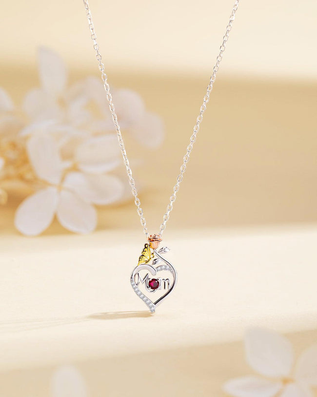 Molenia Mom Birthstone Necklace Main Image