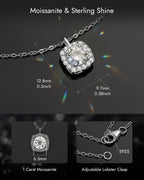 Molenia Promise Moissanite Necklace