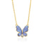 Molenia Purple Butterfly Necklace