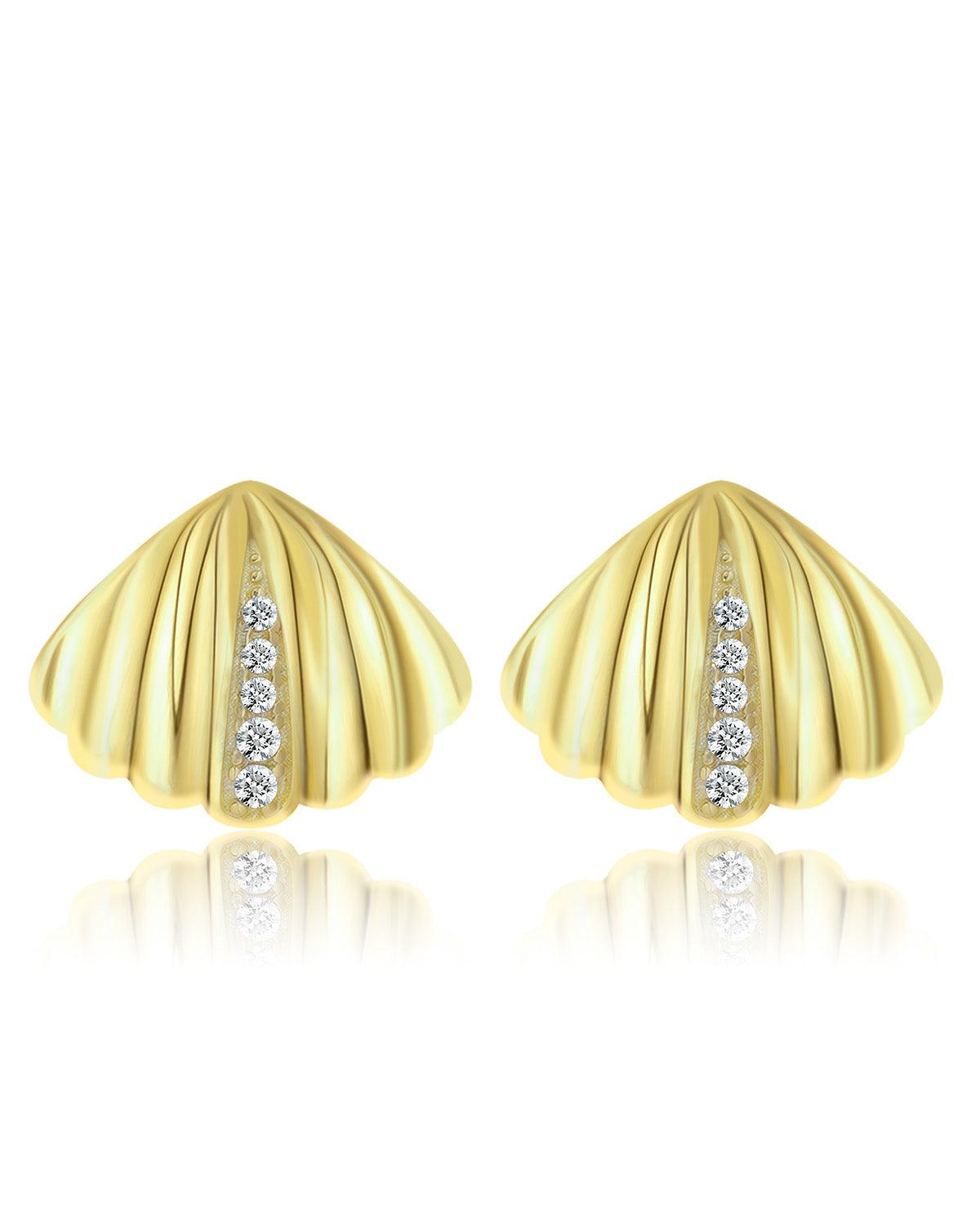 Molenia Shell Stud Earrings