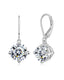 Molenia Silver Moissanite Drop Earrings