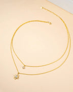 Opal Layered Gold Necklace