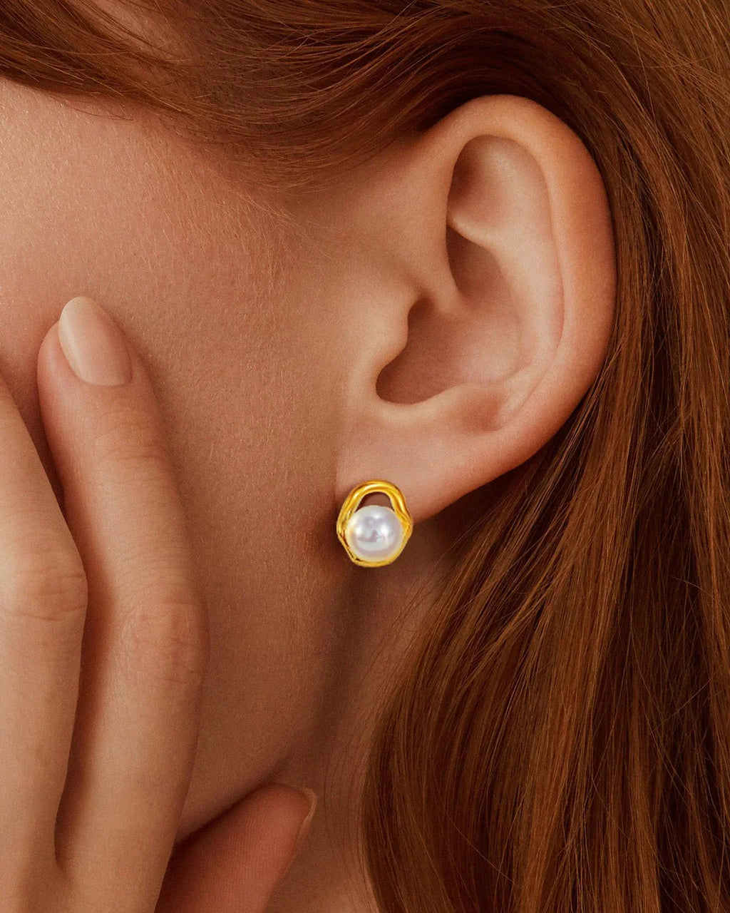 Pearl Stud Earrings