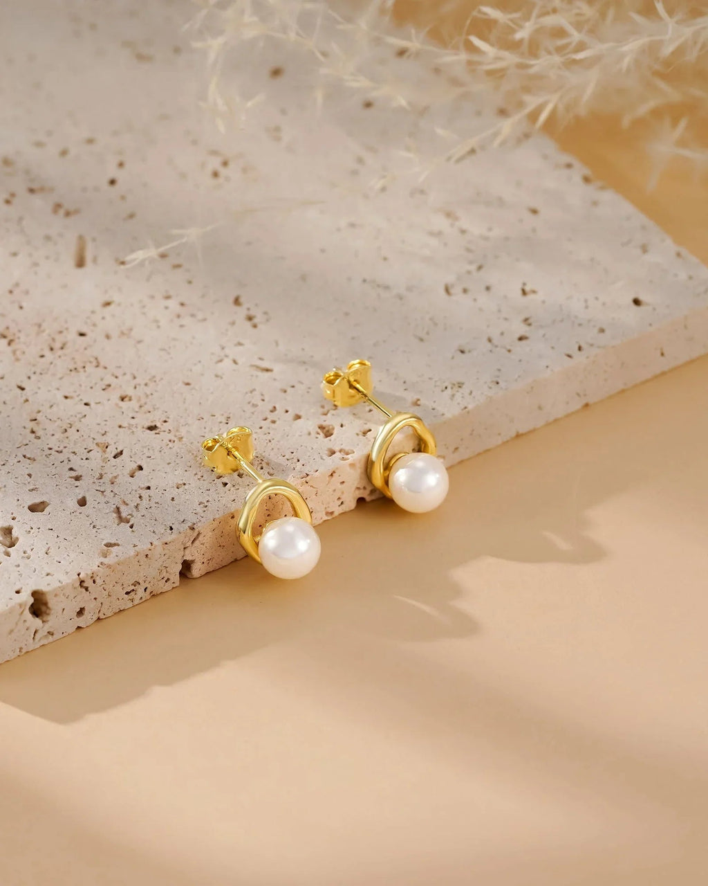 Pearl Stud Earrings