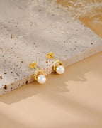 Pearl Stud Earrings