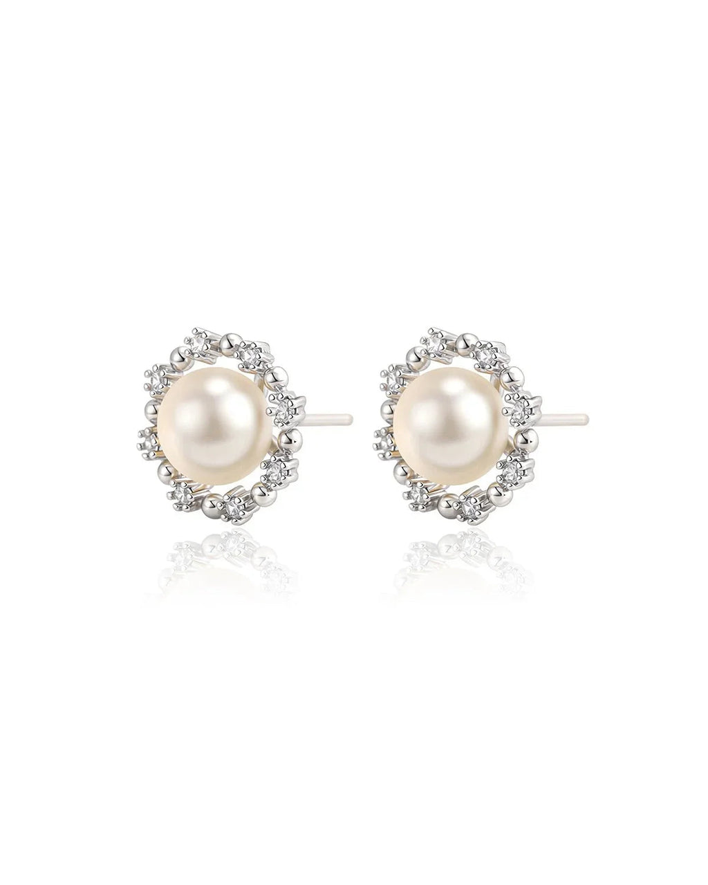 Pearl Stud Earrings Bridal Earrings