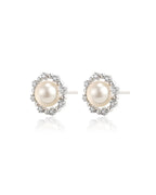 Pearl Stud Earrings Bridal Earrings