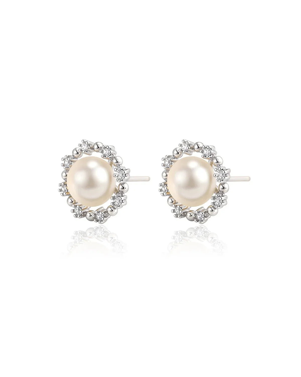 Pearl Stud Earrings Bridal Earrings