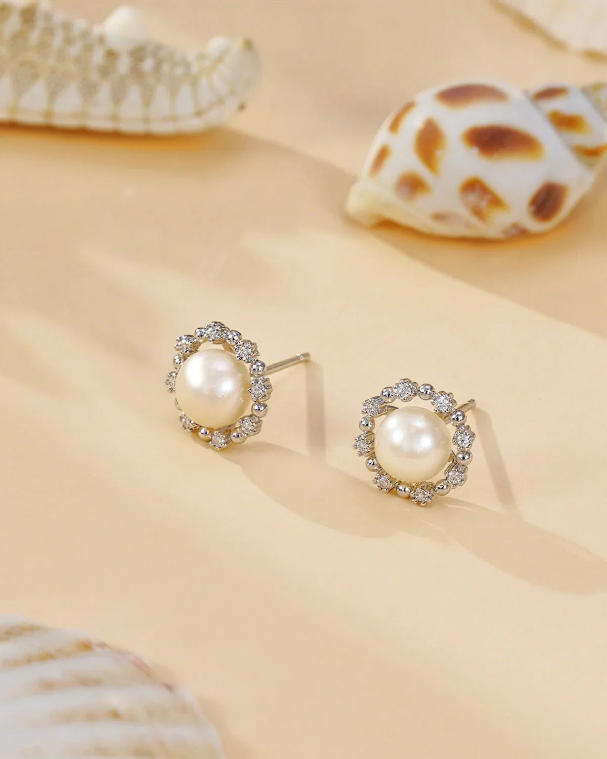 Pearl Stud Earrings Bridal Earrings