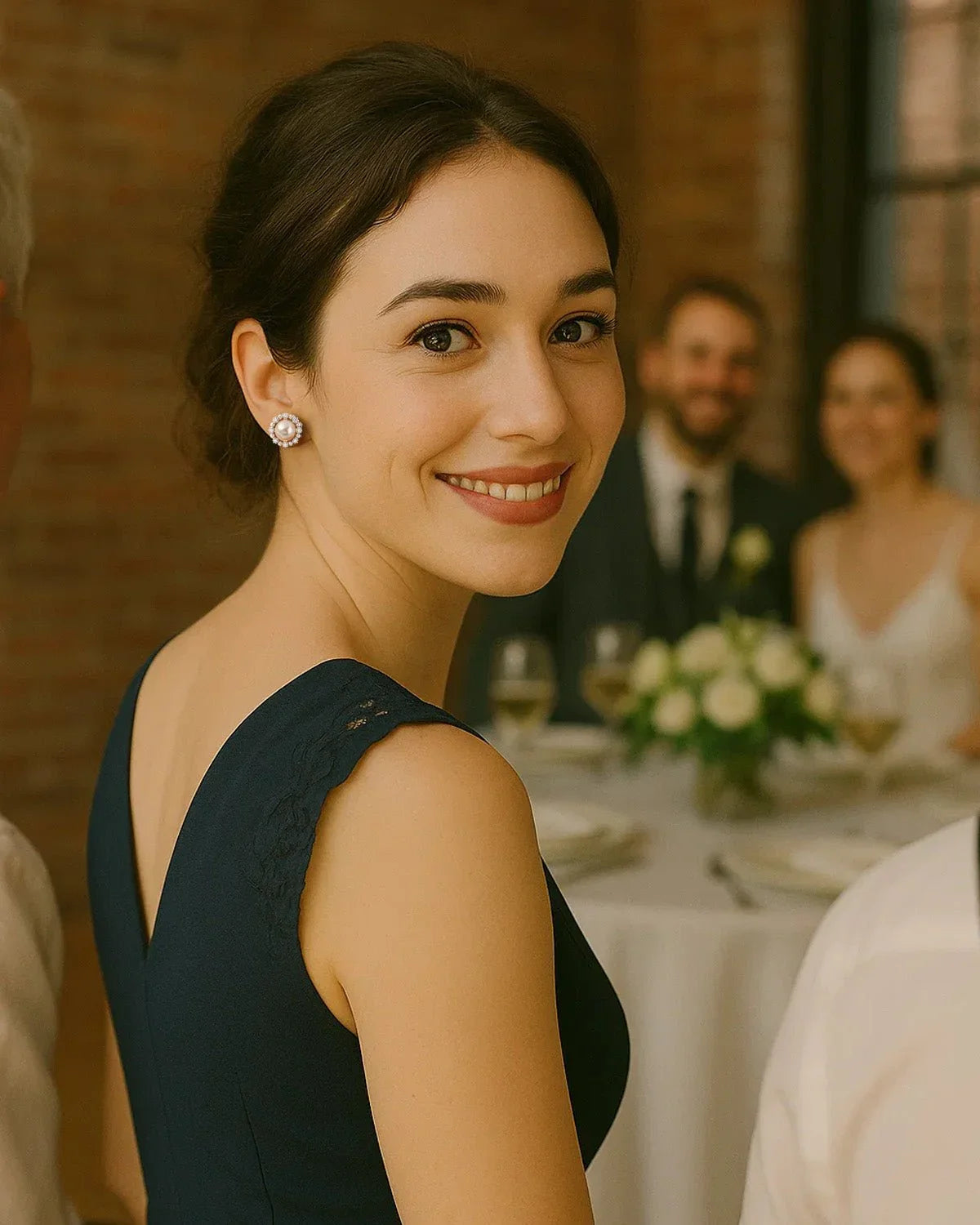 Pearl Stud Earrings Bridal Earrings