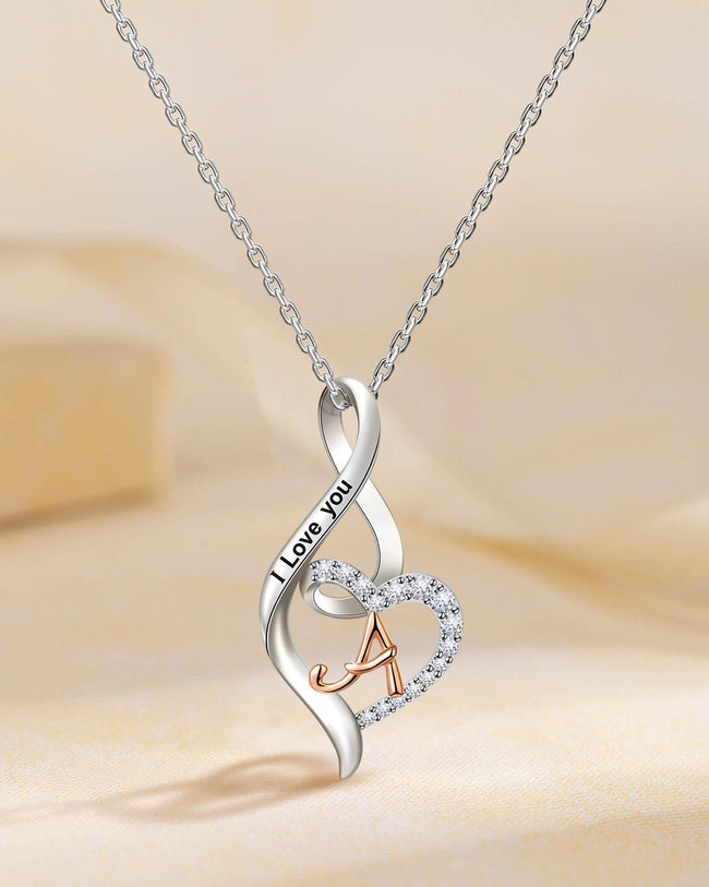 Personalized Initial Necklace - Custom Letter Pendants Main Image