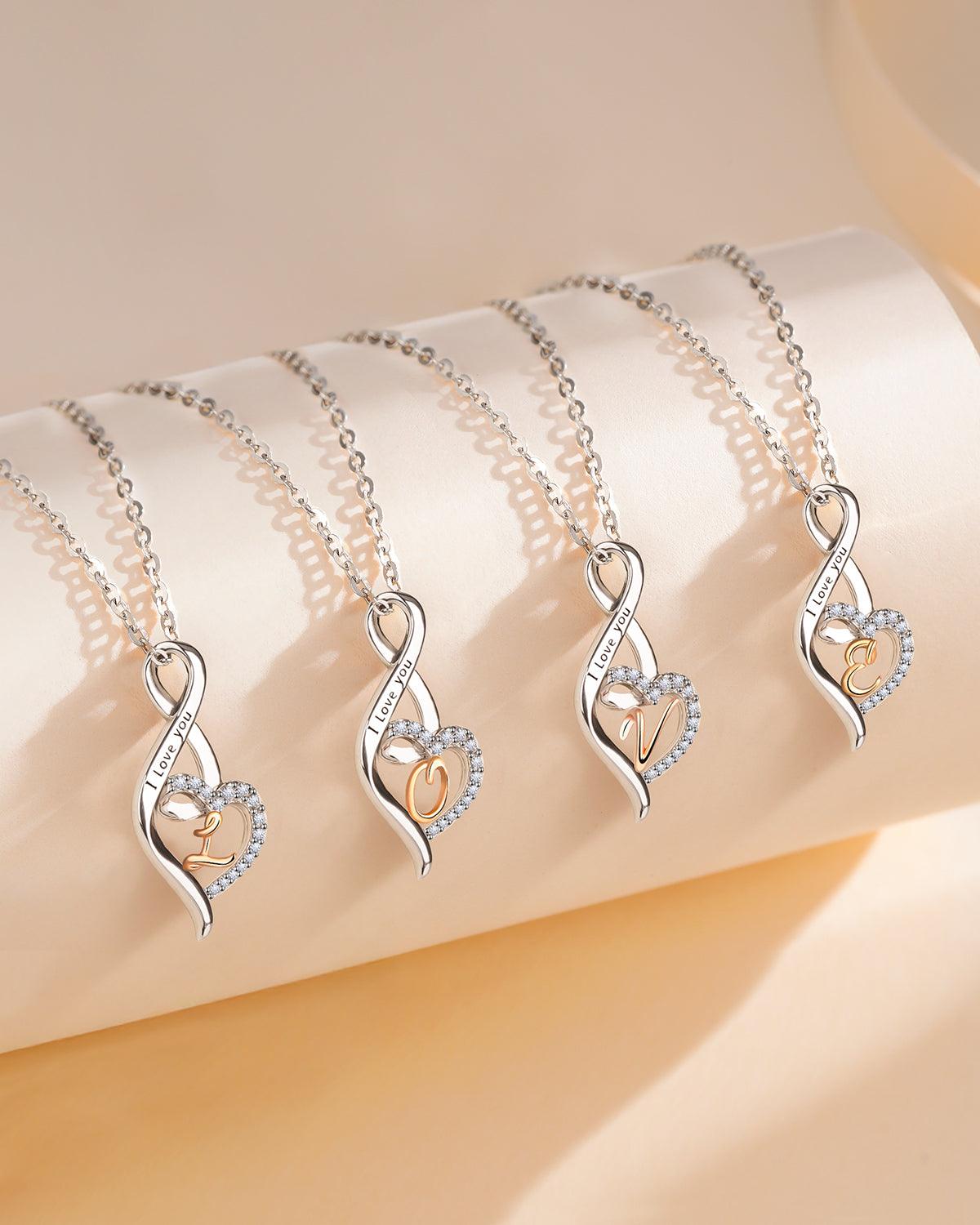 Personalized Initial Necklace - Custom Letter Pendants