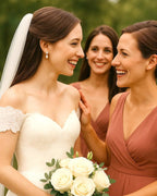 Silver Pearl Drop Earrings for Bridal & Wedding