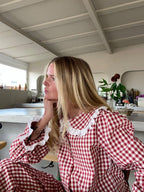 Women's Casual Plaid Suit