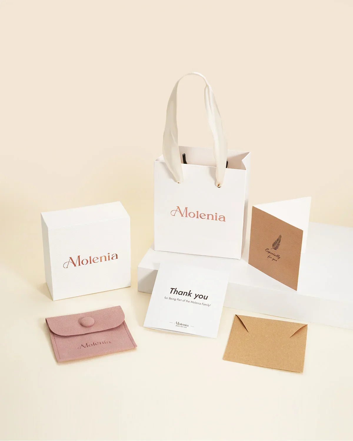 Molenia Moissanite Rose Stud Earrings