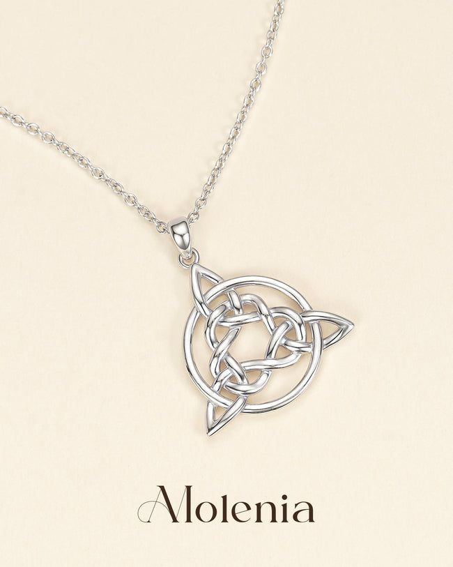 Sterling Silver Celtic Knot Necklace Main Image