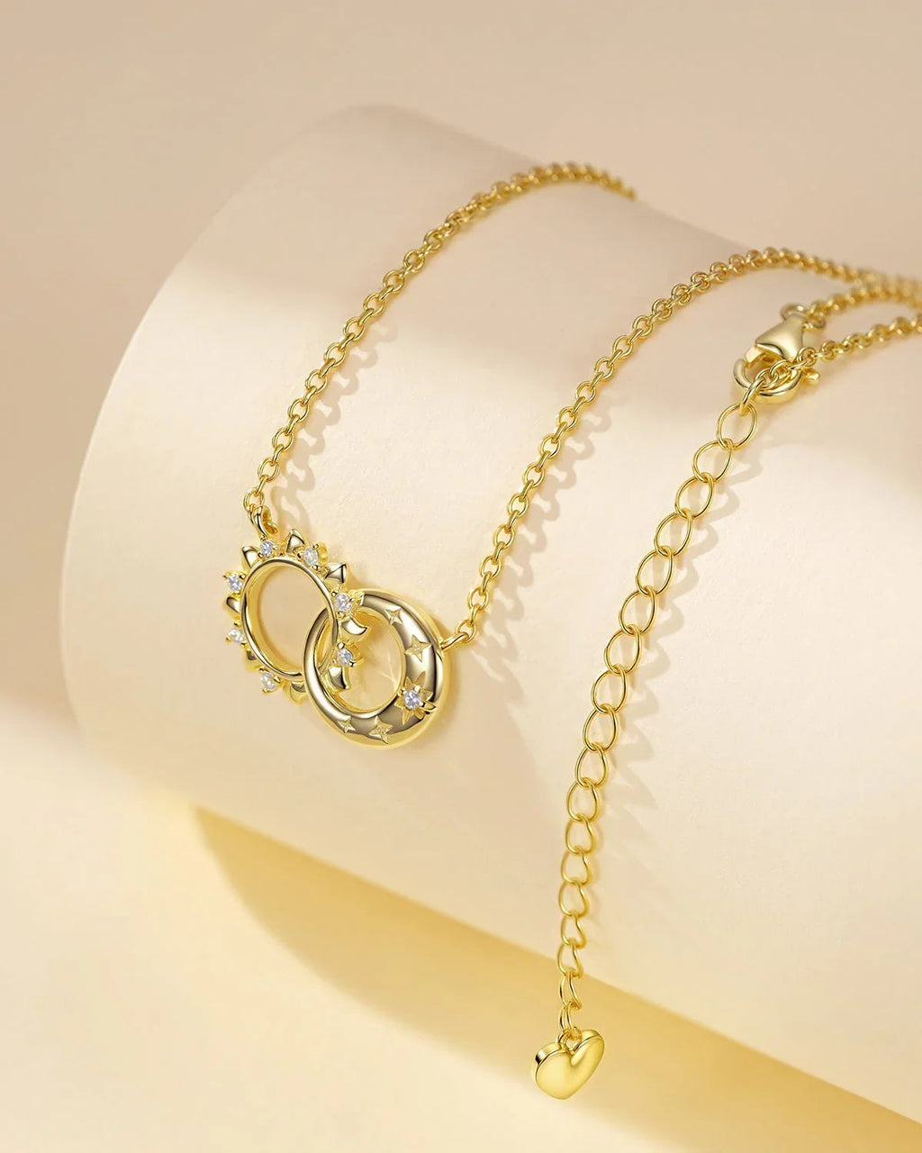 Sun & Moon Pendant Necklace