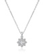 Silver Snowflake Pendant Necklace