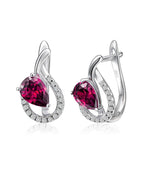 Teardrop Birthstone Earrings