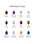 Teardrop Birthstone Earrings