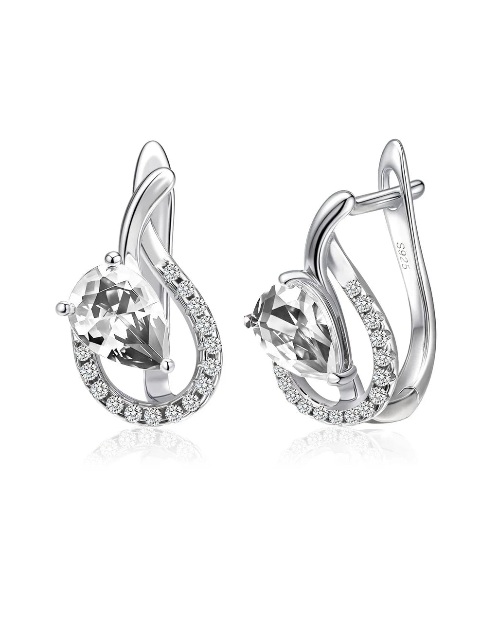 Teardrop Birthstone Earrings