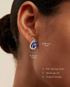 Teardrop Birthstone Earrings