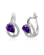 Teardrop Birthstone Earrings