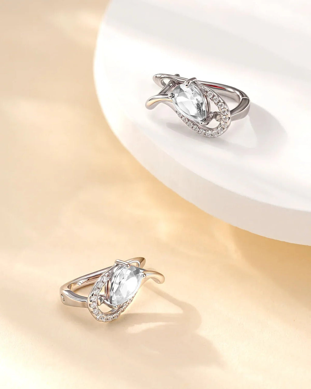 Teardrop Birthstone Earrings