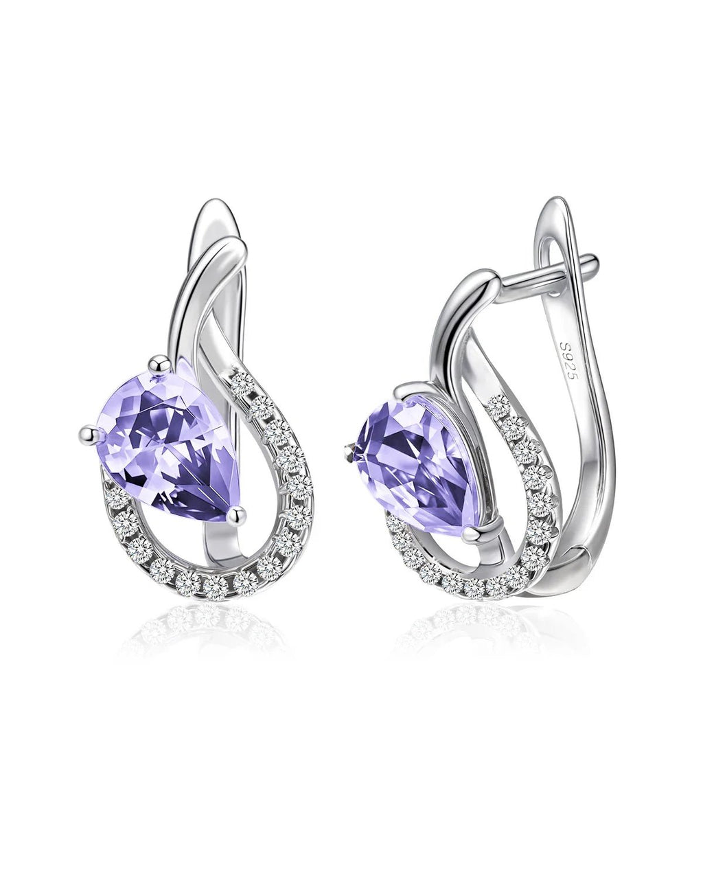 Teardrop Birthstone Earrings