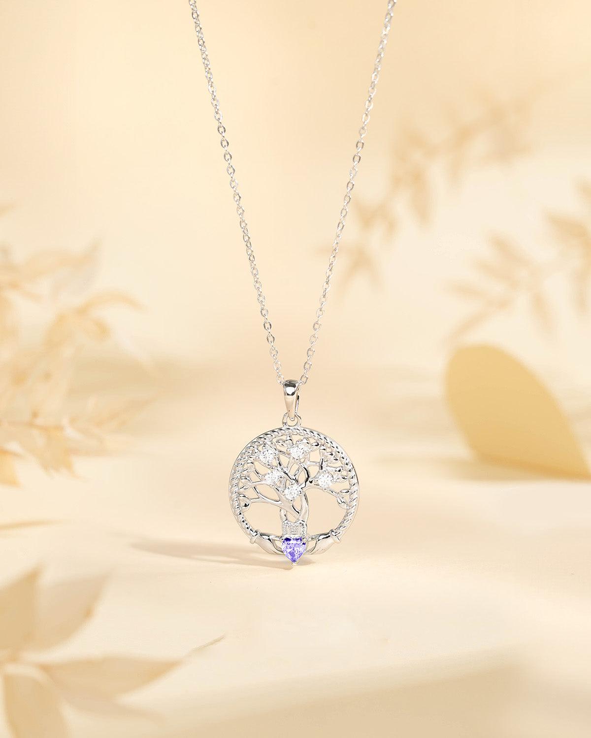 Tree of Life Silver  Necklace-Molenia Jewelry