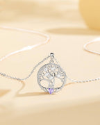 Tree of Life Silver  Necklace-Molenia Jewelry