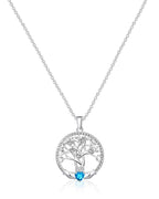 Tree of Life Silver  Necklace-Molenia Jewelry