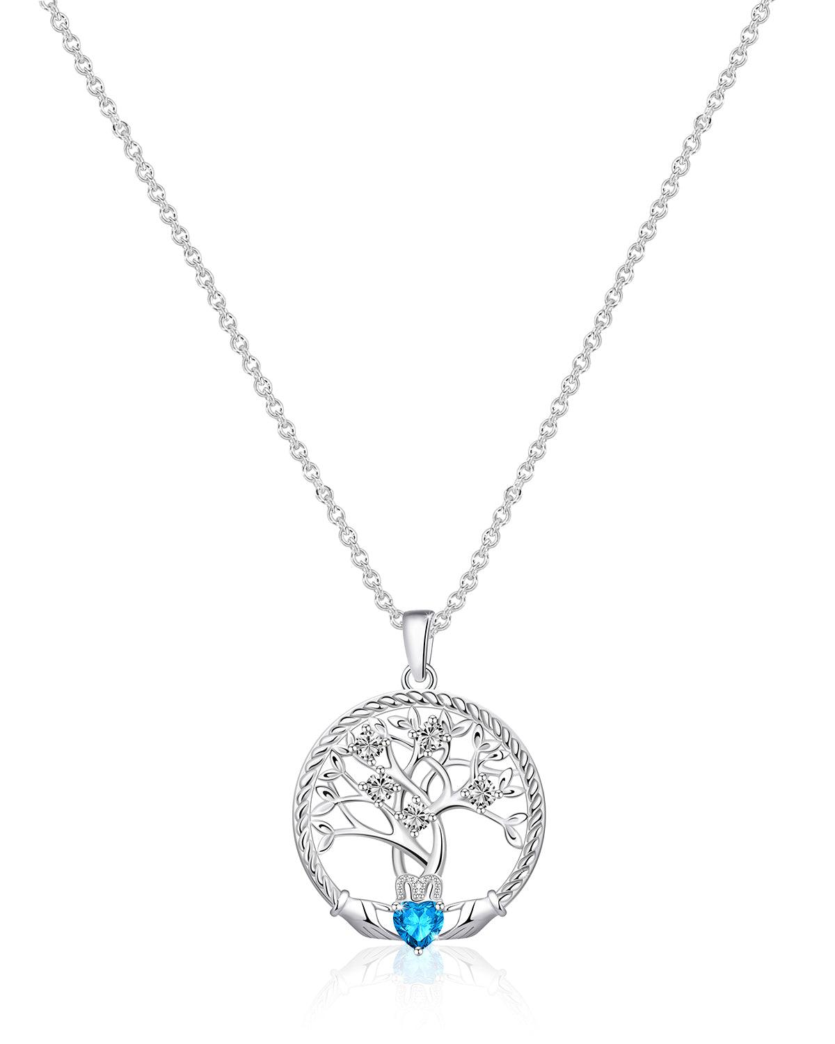 Tree of Life Silver  Necklace-Molenia Jewelry