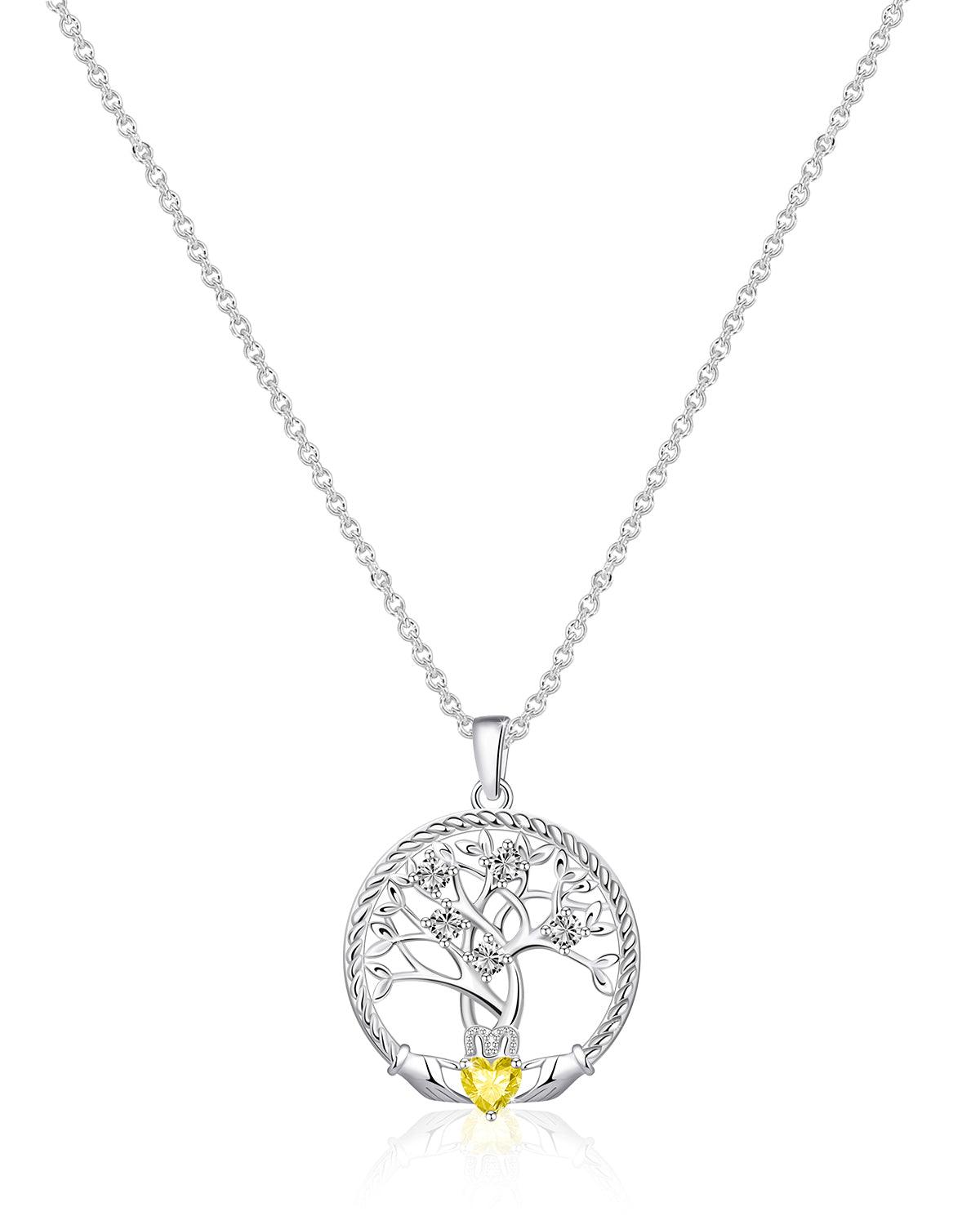 Tree of Life Silver  Necklace-Molenia Jewelry