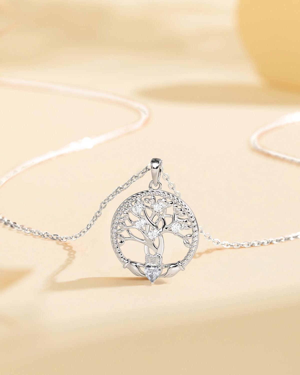 Tree of Life Silver  Necklace-Molenia Jewelry